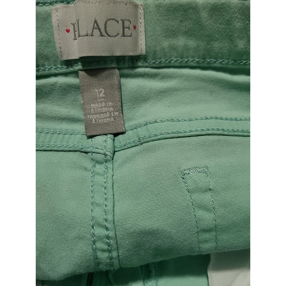 Children's Place Girls Shorts Size 12 Green